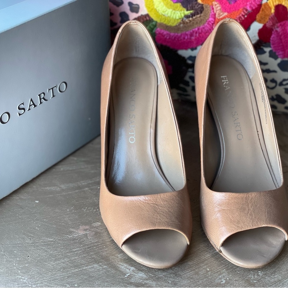 Franco Sarto Tan Heels